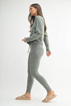 Brushed Hacci Cowl Neck Pullover