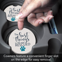Rescued Bulk Absorbent Stone Car Coaster