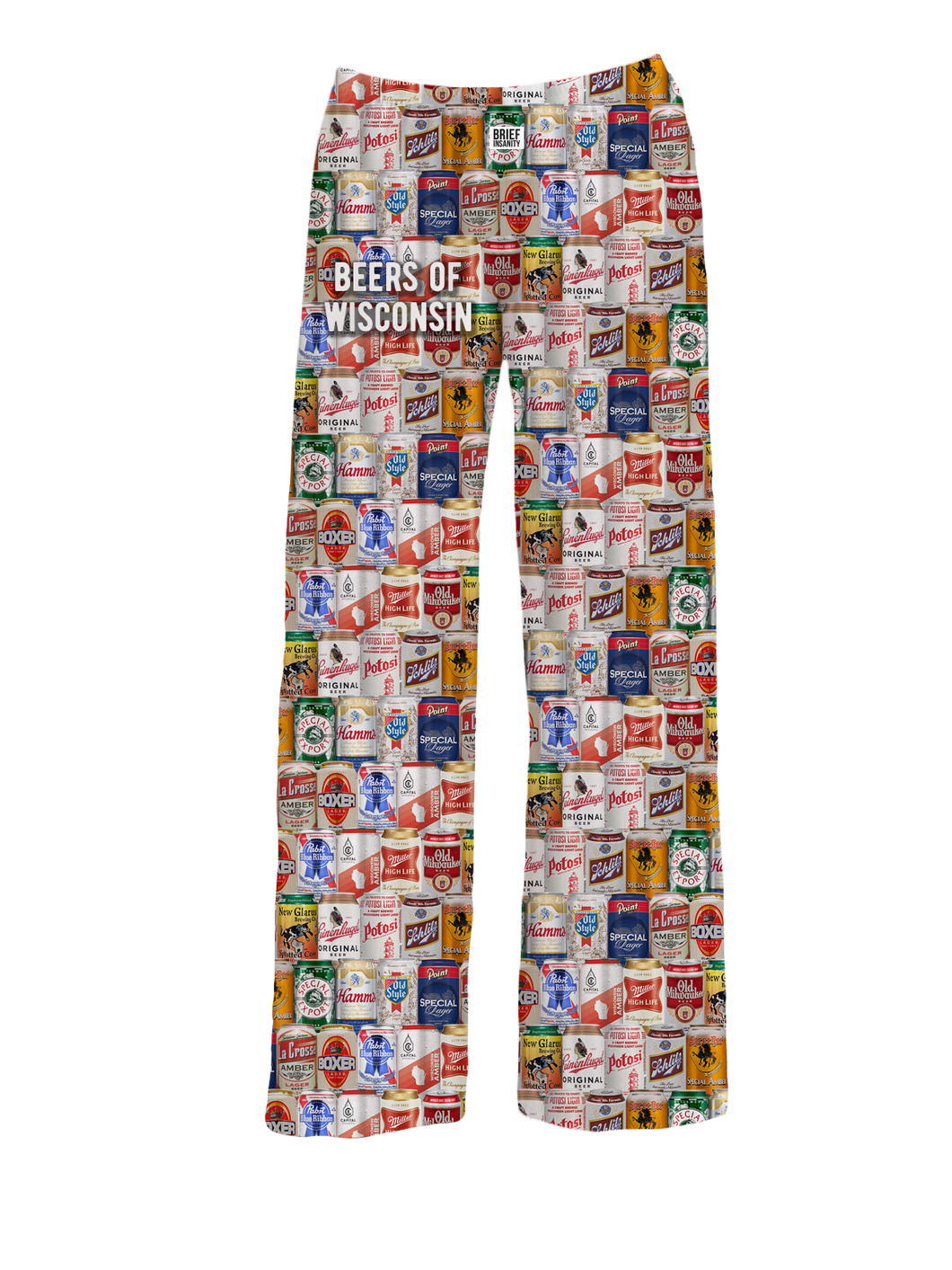 Beers of Wisconsin Unisex Pajama Pant
