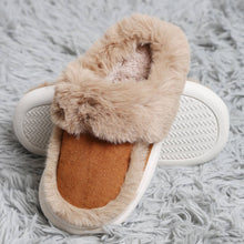 Faux Fur Suede Fuzzy Warm Slippers