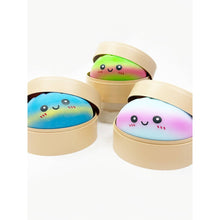 Rainbow Mystery Dumpling Squishy with Steamer