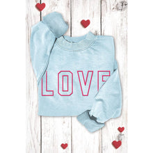 LOVE PUFF PRINT MINERAL GRAPHIC SWEATSHIRTS