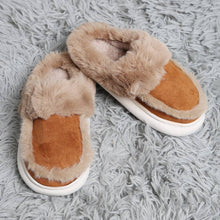 Faux Fur Suede Fuzzy Warm Slippers