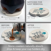 Rescued Bulk Absorbent Stone Car Coaster