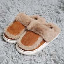 Faux Fur Suede Fuzzy Warm Slippers