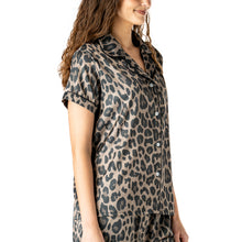 The Cat's Meow Satin Pajama Top