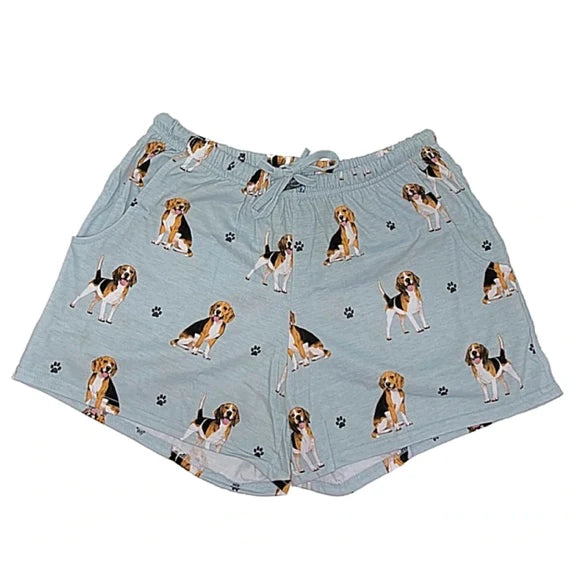 Dog top pajama shorts